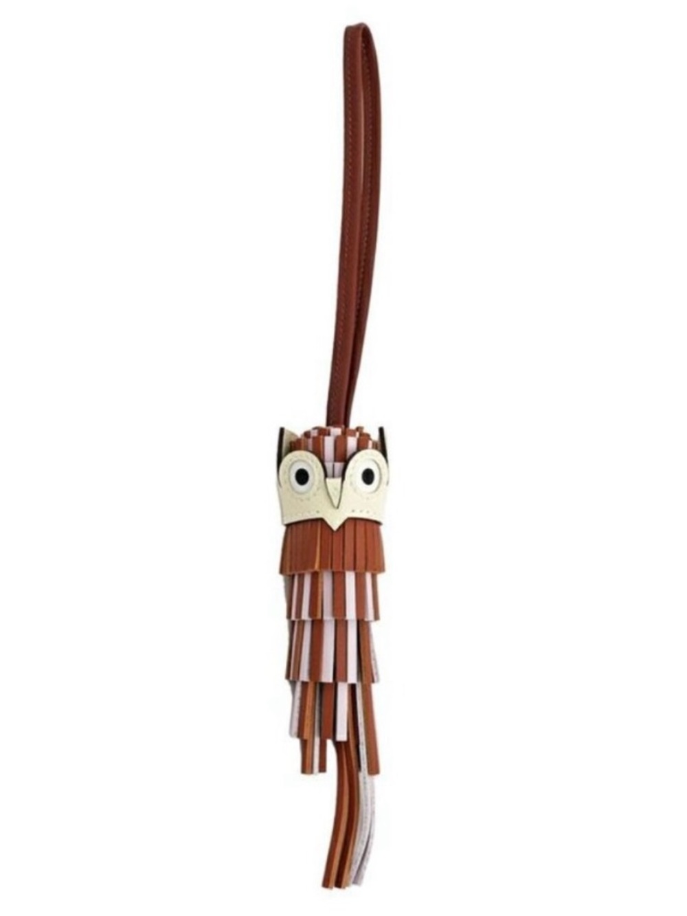 Hermes Bag Charm, Chouette Pain d'Epice, Mauve Pale, Sienne, Nata, NEW